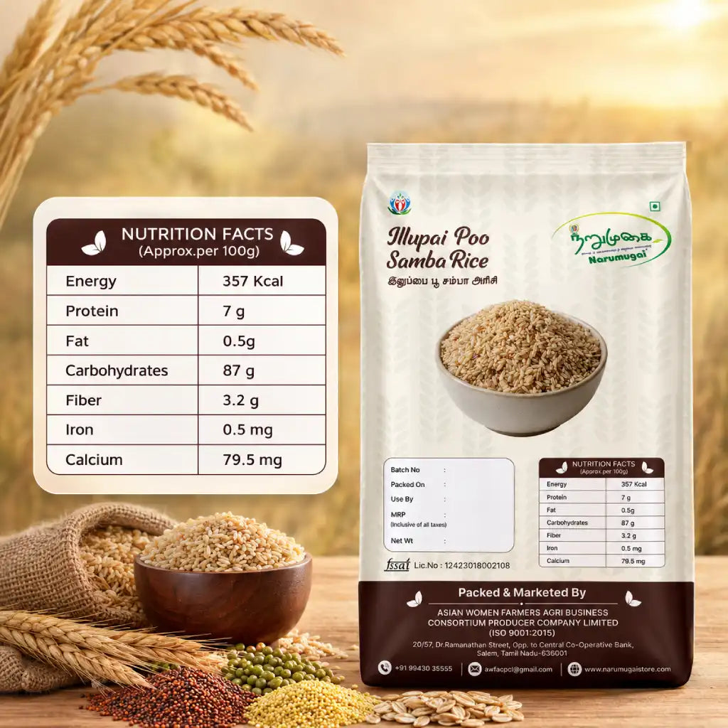 Illupai Poo Samba Rice